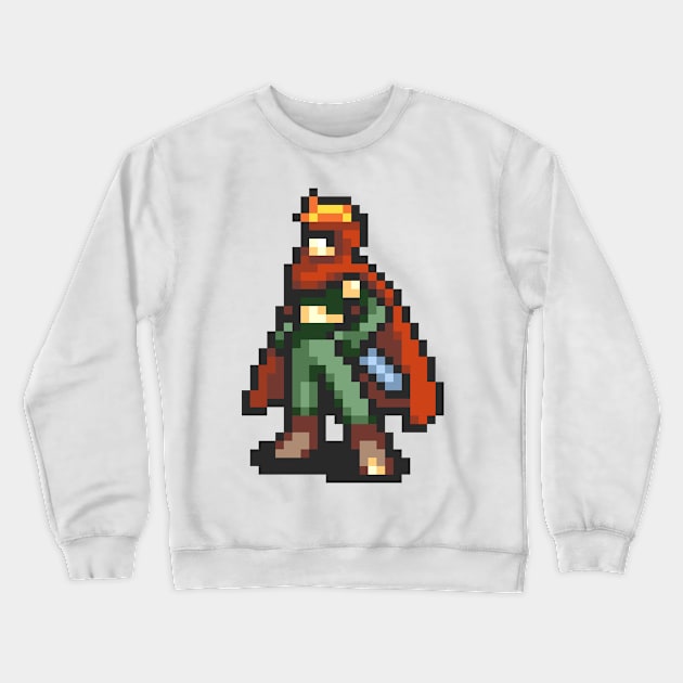 Assassin Fighting Sprite Crewneck Sweatshirt by SpriteGuy95